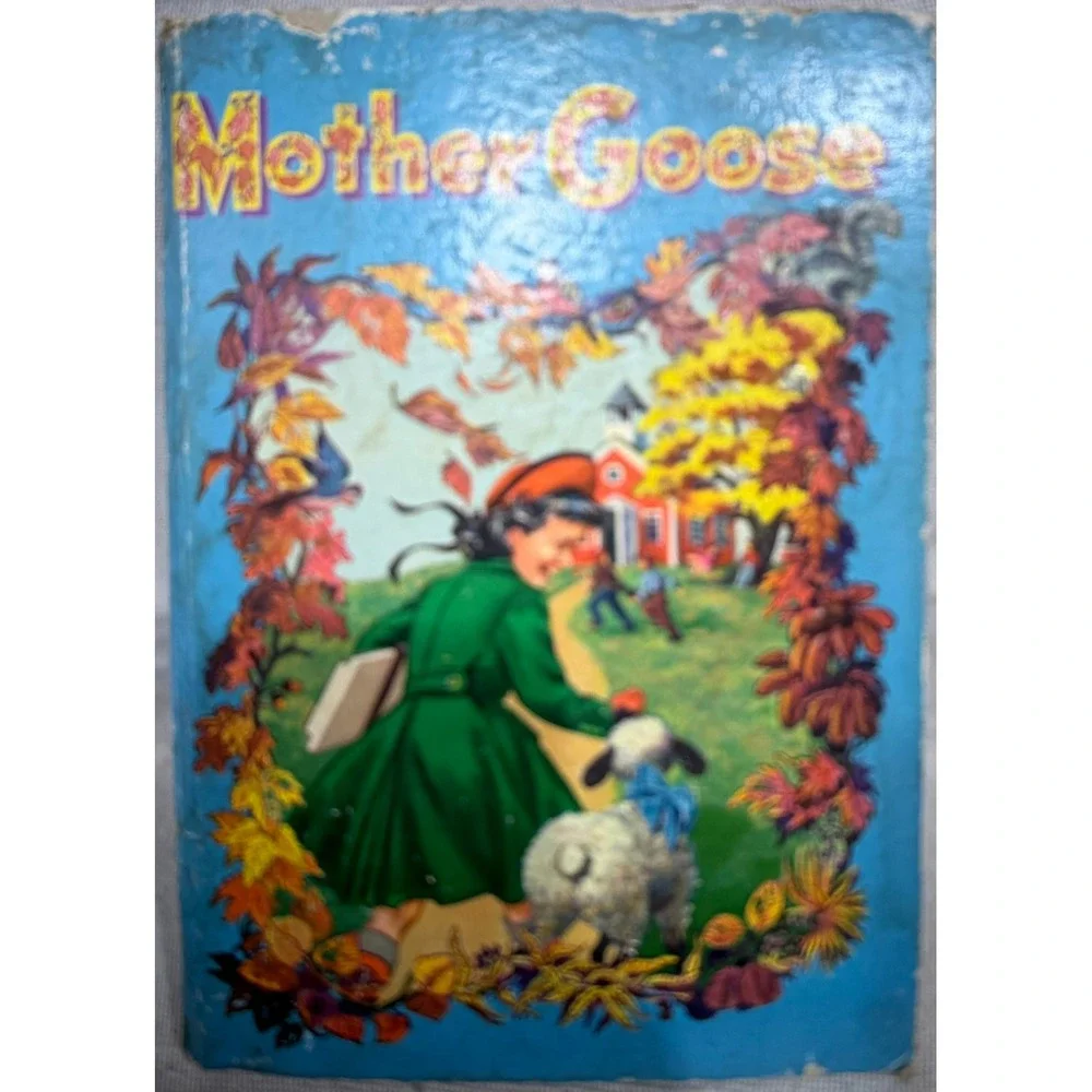Vintage 1953 Mother Goose Complete Book of Nursery Rhymes Whitman Publishing